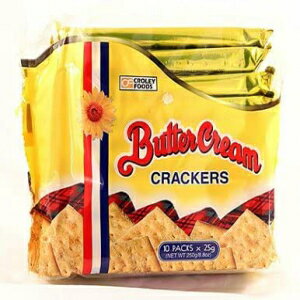 Croley Foods バタークリーム クラッカー - オリジナルフレーバー、8.8 オンス (250g) 10 枚 Croley Foods Buttercream Crackers - Original Flavor, 8.8 oz (250g) 10 Count