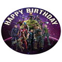 7.5C`̐HpP[Lgbp[?`[AxW[Ye[}ɂHpP[LfR[Ṽo[Xf[p[eB[RNV My Smart Choice 7.5 Inch Edible Cake Toppers ? Team Avengers Themed Birthday Party Collection of Edible Cake De