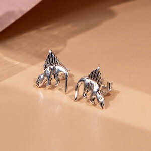 -X^[OVo[925X^bhsAXiAE1786j Natural History Direct Dinosaur - Sterling Silver 925 Stud Earrings (AE1786)