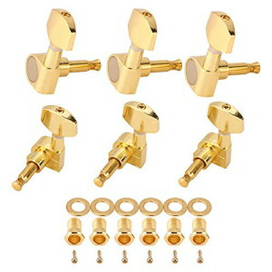 ギターチューニングペグ、亜鉛合金チューナーキーマシンヘッドギターブラス用ギターパーツ Guitar Tuning Pegs, Zinc Alloy Tuners Keys Machine Heads Guitar Parts for Guitar Brass