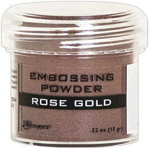 レンジャー ローズゴールド メタリック エンボス パウダー Ranger Rose Gold Metallic Embossing Powder