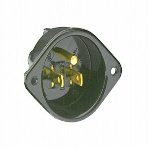 Leviton 001-5239 商用グレードストレートブレードフランジ付きインレットレセプタクル Leviton 001-5239 Commercial Grade Straight Blade Flanged Inlet Receptacle