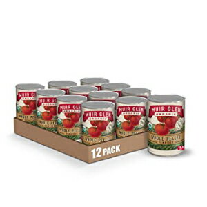 ~AO I[KjbN z[s[g}gA14.5 IX (12 pbN) Muir Glen Organic Whole Peeled Tomatoes, 14.5 ounces (Pack of 12)