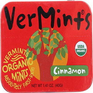 楽天GlomarketVERMINTS: オールナチュラル ブレス ミント シナミント、1.41 オンス -5 パック VERMINTS: All Natural Breath Mints Cinnamint, 1.41 oz -5PACK