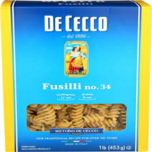 De CeccoAFusilli34A16IX De Cecco, Fusilli #34, 16 Ounce