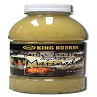 King Kooker 96048 16 IX K[bNo^[ n[u蒍ˉ\}l King Kooker 96048 16-Ounce Garlic Butter With Herbs Injectable Marinade
