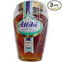 Attiki sA MV nj[A16 IX {g (3 pbN) Attiki Pure Greek Honey, 16-Ounce Bottles (Pack of 3)