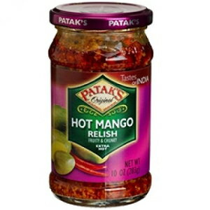 p^NB85673p^Nzbg}S[bV-10IX1r Patak's Patak B85673 Pataks Hot Mango Relish -1 jar of 10oz