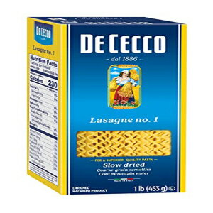 De Cecco パスタ、ラザニア 16 オンス De Cecco Pasta, Lasagne 16 oz