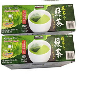 カークランド シグネチャー 伊藤園 抹茶ブレンド (緑茶) 国産緑茶葉 100% ティーバッグ 100 箱 (2 箱パック) Kirkland Signature Ito En Matcha Blend (Green Tea), 100% Japanese Green Tea Leaves, Box of 100 Tea Bags (Pack o