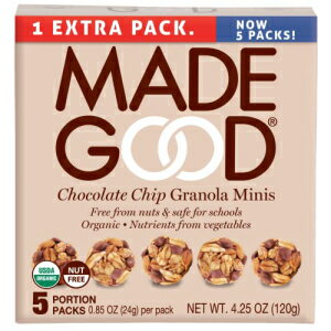 Made Good グラノーラ ミニ チョコレートチップ 24 グラム (6 個パック) Made Good Granola Minis Chocolate Chip, 24 gram, (Pack of 6)