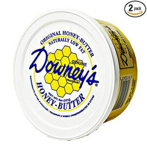 ダウニーのナチュラルハニーバターバラエティパック、オリジナルフレーバーとシナモンフレーバー、8オンス 浴槽 (2 個入り) Downey's Natural Honey Butter Variety Pack, Original and Cinnamon Flavors, 8 Oz. Tubs (Pack of 2)