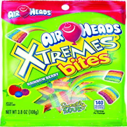 楽天GlomarketAirheads Xtremes Bites レインボー ベリー ペグ バッグ、3.8 オンス （00073390678371f） Airheads Xtremes Bites Rainbow Berry Peg Bag, 3.8 oz （00073390678371f）
