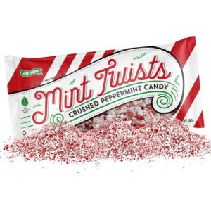 アトキンソンズ ミント ツイスト クラッシュ ペパーミント キャンディー (1 袋 8 オンス) Atkinson 039 s Mint Twists Crushed Peppermint Candy (1 Bag 8 oz)