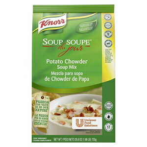 Knorr Professional Soup du Jour ݥƥȥ㥦ץߥå 1ʬȥ󥹻0gä26.6󥹡4ĥѥå Knorr Professional Soup du Jour Potato Chowder Soup Mix 0g Trans ...