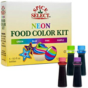 ѥ쥯 ͥաɥ顼 ֥롼 ꡼ ԥ ѡץ 1.2 Spice Select Neon Food Colors Blue Green Pink Purple 1.2 Oz