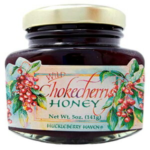 ワイルドチョークチェリーハニー 5オンス、米国製 Wild Chokecherry Honey 5 oz, Made in USA