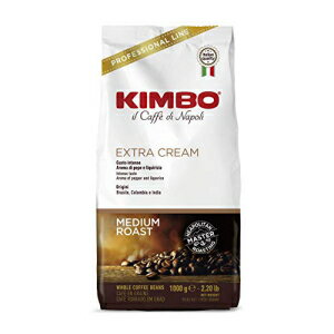 キンボ エクストラ クリーム エスプレッソ ホールビーンズ 2.2ポンド/1000g Kimbo Extra Cream Espresso Whole Beans 2.2lb/1000g