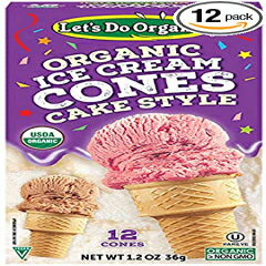 楽天GlomarketLet's Do...オーガニックアイスクリームコーン 12個入り （12個入り） Let's Do...Organic Ice Cream Cones, 12 Count Boxes （Pack of 12）