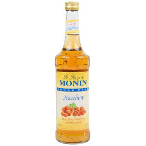 モナン シュガーフリー ヘーゼルナッツ シロップ、750ml (25.4オンス) Monin Sugar Free Hazelnut Syrup, 750ml (25.4oz)