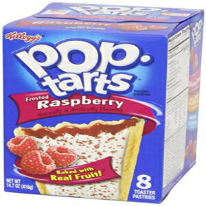 ケロッグ ポップタルト フロステッド ラズベリー トースター ペストリー 8 ct 2 個パック 14.7 オンス Kellogg's Pop-Tarts Frosted Raspberry Toaster Pastries 8 ct pack of 2 14.7oz