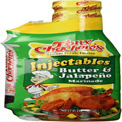 gj[EVVF[̃NI[o^[ƃny[j̃}lA17IXi1pbNj Tony Chachere's Creole Butter and Jalapeno Marinade, 17 Oz (Pack of 1)