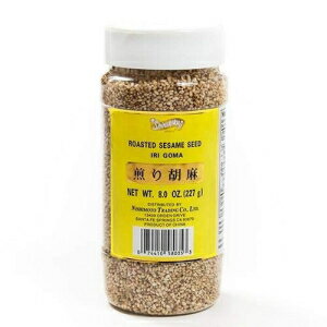 焙煎白胡麻（いりごま）8オンス 白菊（8オンス） Roasted White Sesame Seeds (Iri Goma) 8 Oz by Shirakiku (8 ounce)