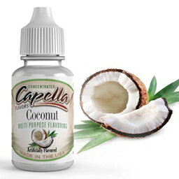 カペラ フレーバー ドロップス ココナッツ コンセントレート 13 ミリリットル Capella Flavor Drops Coconut Concentrate 13 Milliliter