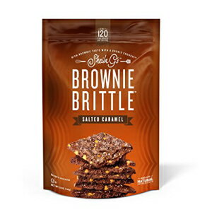 ブラウニーブリトル 5オンス 塩キャラメル（1オンスあたり120カロリー） 6個 Brownie Brittle, 5 Ounce, Salted Caramel (120 calories per ounce), 6 Count