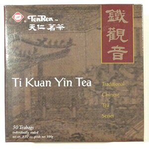 天仁帝観音烏龍茶（ティーバッグ50袋、個包装） TenRen Ti Kuan Yin Oolong Tea (50 tea bags, individually sealed)