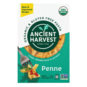9.6オンス（12個パック）、ペンネ、エンシェントハーベストオーガニックグルテンフリーペンネパスタ、コーン、玄米、キヌア、9.6オンス（12個パック） 9.6 Ounce (Pack of 12), Penne, Ancient Harvest Organic Gluten Free Penne Pasta, Corn, Brown 1