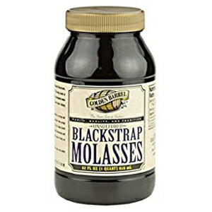 32液量オンス（1パック）、ゴールデンバレルブラックストラップ糖蜜（32液量オンス、広口） 32 Fl Oz (Pack of 1), Golden Barrel Blackstrap Molasses (32 fl. oz. Wide Mouth)