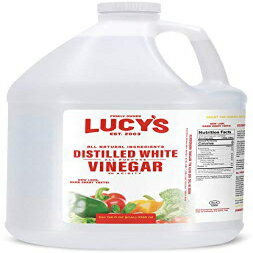 Lucy's Family Owned - VR|A1 K (128 IX) - _x 5% (|AK) Lucy's Family Owned - Natural Distilled White Vinegar, 1 Gallon (128 oz) - 5% Acidity (White Vinegar, Gallon)