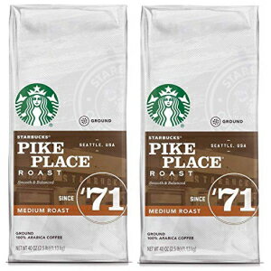 楽天Glomarketスターバックス パイク プレイス ミディアム ロースト グラウンド コーヒー （40 オンス） Starbucks Pike Place Medium Roast Ground Coffee （40 oz.）