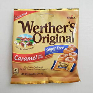 Werther's IWi VK[t[ L n[h LfB[A1.46 IX Werther's Original Sugar Free Caramel Hard Candies, 1.46 oz