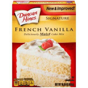 ダンカン ハインズ シグネチャー フレンチ バニラ ケーキ ミックス、16.5 オンス ボックス (3 個パック) Duncan Hines Signature French Vanilla Cake Mix, 16.5-Ounce Boxes (Pack of 3)