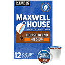 Maxwell House ミディアム ロースト ハウス ブレンド キューリグ K カップ コーヒー ポッド (12 ct ボックス) Maxwell House Medium Roast House Blend Keurig K-Cup Coffee Pods (12 ct Box)