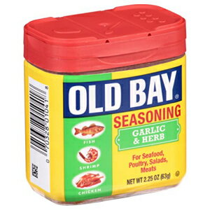 オールドベイシーズニング ガーリックハーブ 2.25オンス Old Bay Seasoning Garlic Herb, 2.25 oz