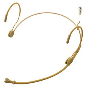 audio-technica ワイヤレスヘッドセット JK MIC-J 069 イヤーフック ヘッドウォーン ヘッドセット 単一指向性マイク オーディオテクニカ ワイヤレス ボディパック トランスミッターと互換性あり - ヒロセ 4ピン プラグ JK MIC-J 069 Earhook Headworn Headset Unidirectional Microphone Com