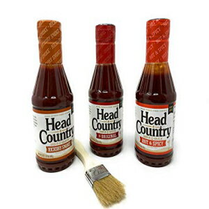 Head Country BBQ \[X oGeB pbN - IWiAzbg & XpCV[AqbR[ X[N }lAOAfBbvɍœKȃo[xL[ INz}Bő 1 ʂɑI΂܂ Head Country BBQ Sauce Variety Pack - Original, Hot