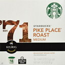 楽天GlomarketスターバックスパイクのプレイスKcups-ミディアムロースト、0.44オンス、16カラット Starbucks Pike's Place Kcups-Medium Roast, 0.44 oz, 16 ct