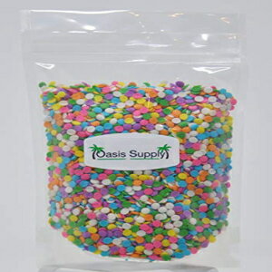 Oasis Supply 食用紙吹雪スプリンクル ケーキ クッキー カップケーキ クイン パステル スパンコール (8オンス) Oasis Supply Edible Confetti Sprinkles Cake Cookie Cupcake Quins Pastel Sequin (8 Ounces)