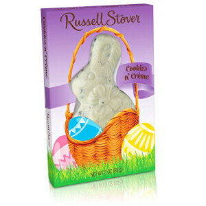 ラッセル・ストーバー クッキーNクリーム イースターラビット、3オンス Russell Stover Cookies N Cream Easter Rabbit, 3 oz.