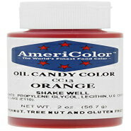 オレンジオイルベースのキャンディーカラー 2オンス by Americolor Orange Oil-Based Candy Color 2 Ounces by Americolor