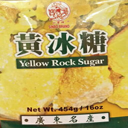 16オンスシンボブランドイエローロックシュガー、1パック 16oz Sinbo Brand Yellow Rock Sugar, Pack of 1