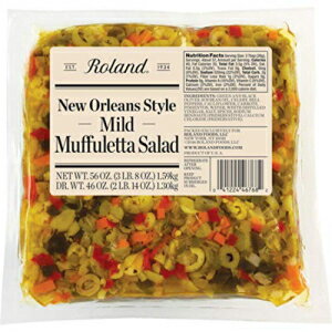 楽天Glomarketローランド食品 ニューオーリンズスタイル マイルドマフレッタサラダ、米国産、56オンスポーチ Roland Foods New Orleans Style Mild Muffuletta Salad, Sourced in the USA, 56-Ounce Pouch