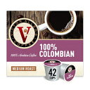 Victor Allen's コーヒー 100% コロンビアブレンド K カップ (42 個) Victor Allen's Coffee 100% Colombian Blend K-Cups (42-Count)