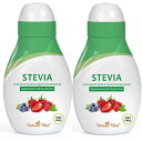 ステビア濃縮液体甘味料（エリスリトールで最適化）1.33 FL OZ（37 mL）–2パック Natural Mate Stevia Concentrated Liquid Sweetener (Optimized with Erythritol) 1.33 FL OZ (37 mL) – 2 Pack