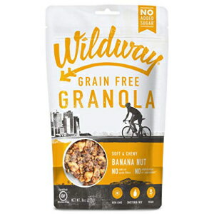 Wildway Keto, Vegan Granola | Banana Nut | Certified Gluten Free, Paleo, Grain Free, Non GMO, Dairy Free, No Artificial Sweetener | 8oz