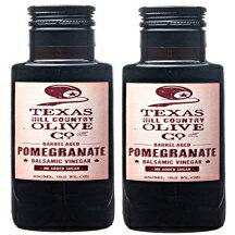 テラヴェルデバルサミコ酢（ザクロバルサミコ酢、250ml（2パック）） TEXAS HILL COUNTRY OLIVE CO. Terra Verde Balsamic Vinegar (Pomegranate Balsamic, 250ml (2 Pack))
